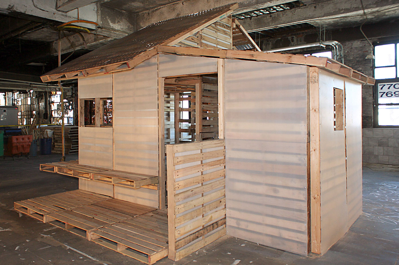 Arquitectura y tecnología. Casa de madera. 