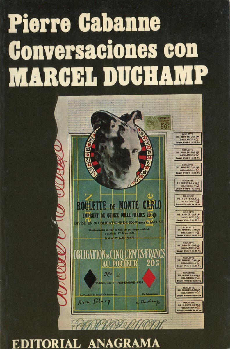 Libro sobre Marcel Duchamp. 