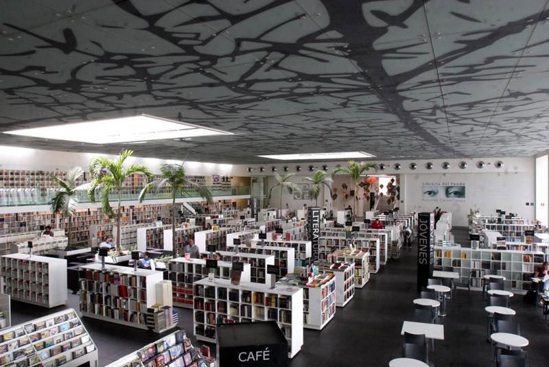 Librería contemporánea. Librerías Ciudad de México.