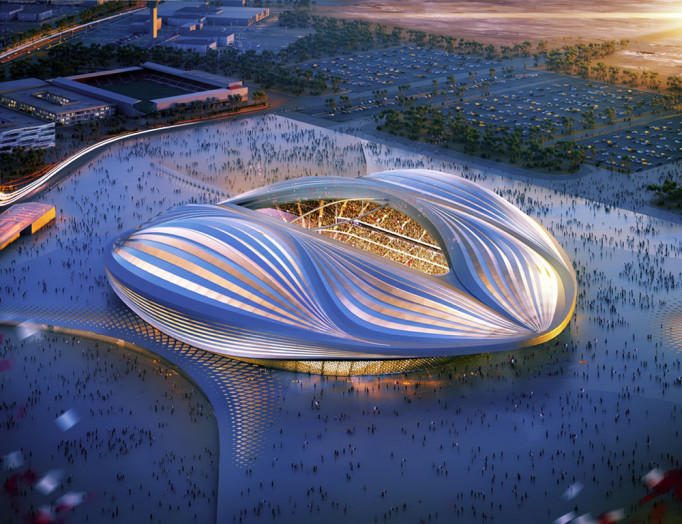 Estadio deportivo. Zaha Hadid. 