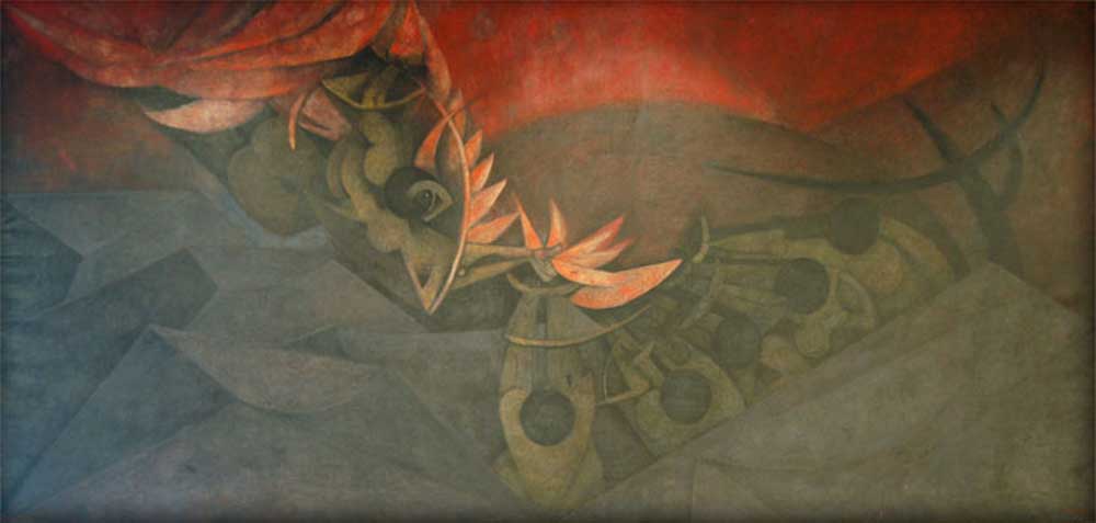 Pintura de Prometeo. Rufino Tamayo obras. 