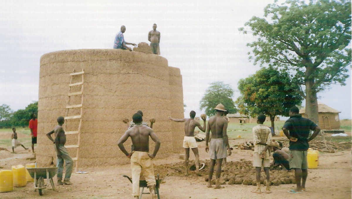 Proyecto en espacio rural. Arquitectos africanos.