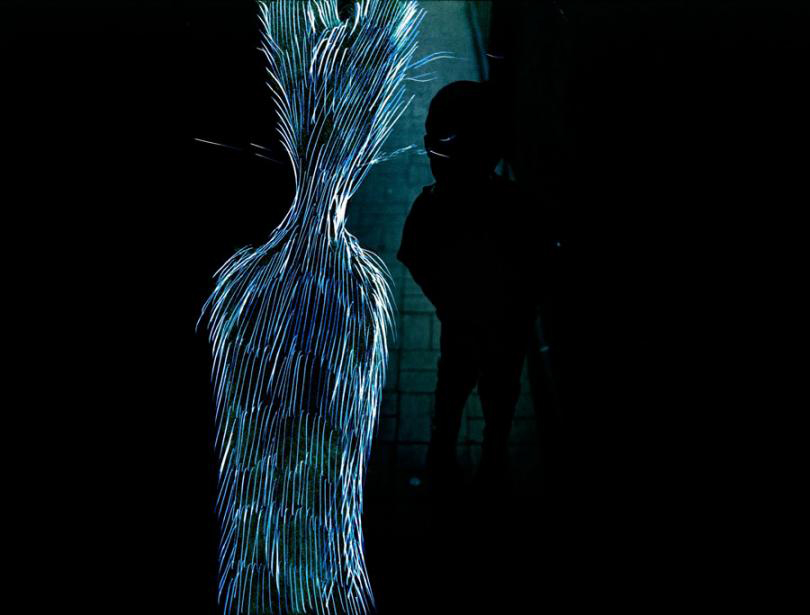 Imagen abstracta generada por computadora. Philippe Parreno