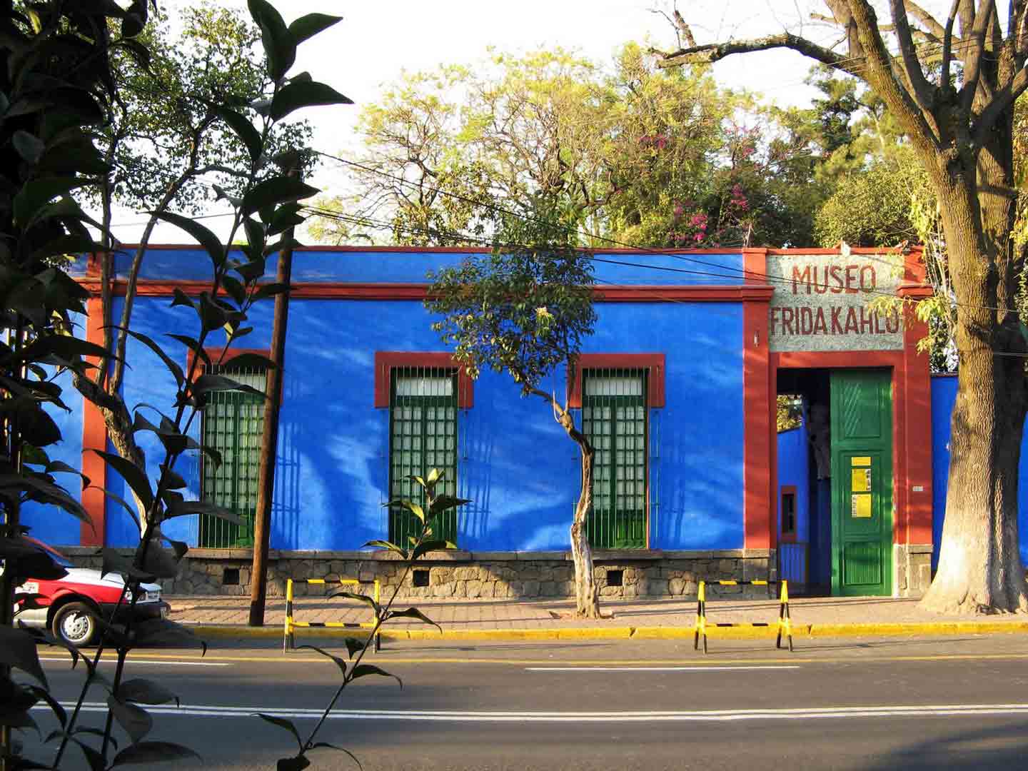 Casa azul de Frida Kahlo. Lugares de Ciudad de México. 
