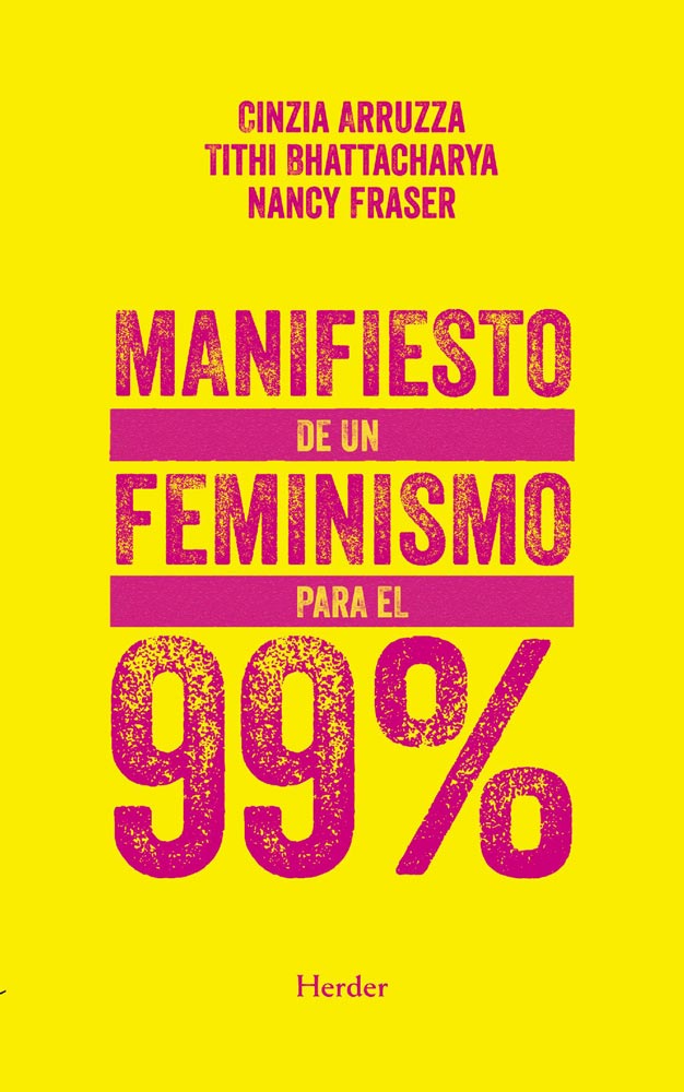 Libro sobre feminismo con portada amarilla. Libros para marzo. 