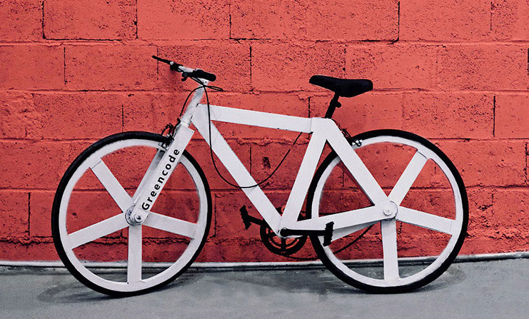 Bicicleta ecológica. Bicicletas ciudad.