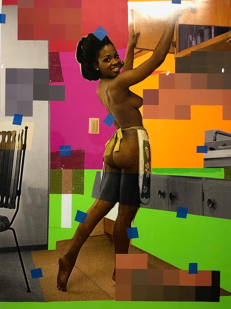 Art Basel in Miami Beach 2019. Mujer afroamericana