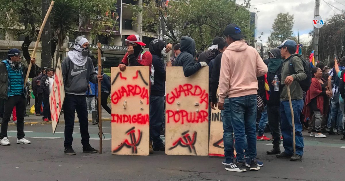 Protestas Latinoamérica. Ecuador