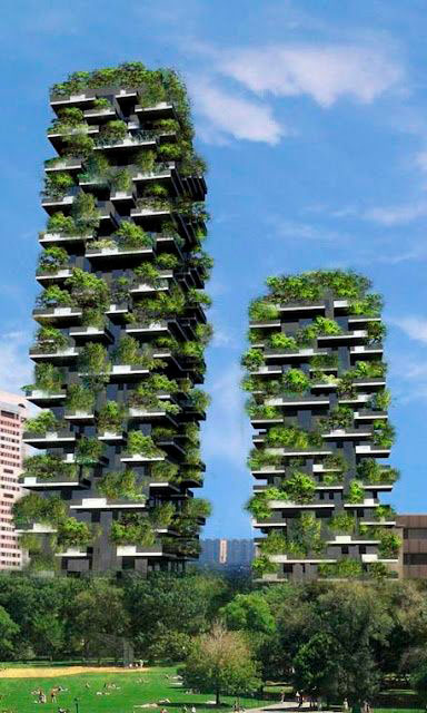Edificios verdes. Bosco Verticale.