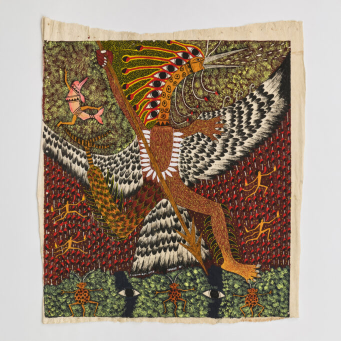 Santiago Yahuarcani artista de la Amazonia