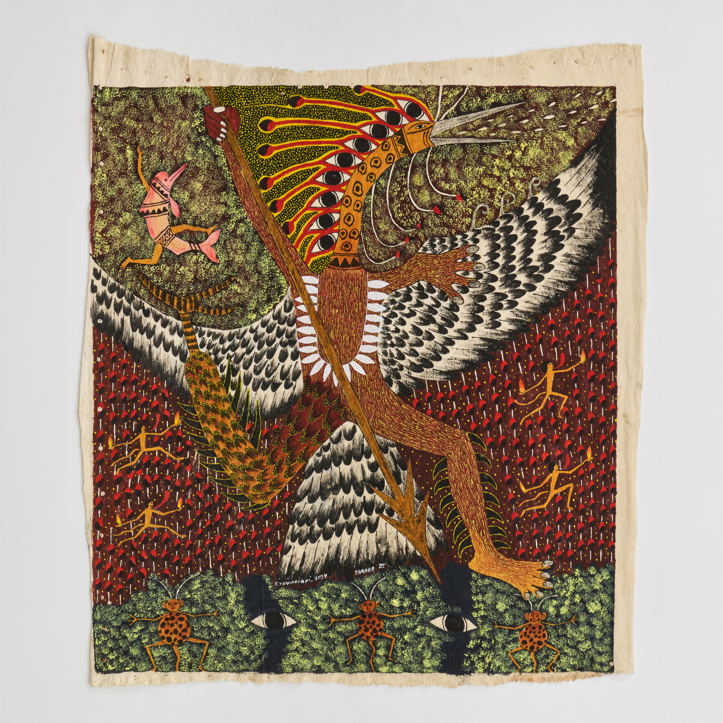 Santiago Yahuarcani artista de la Amazonia